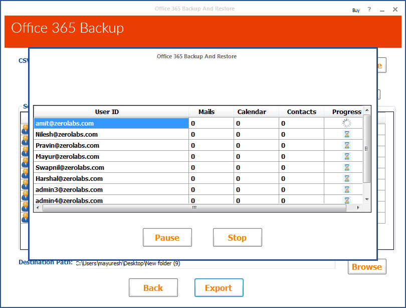 Office 365 Backup Tool Archive Mailbox to Outlook PST on Premise