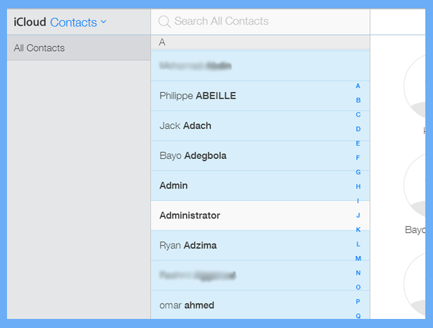 Transfer Excel Contacts to iCloud