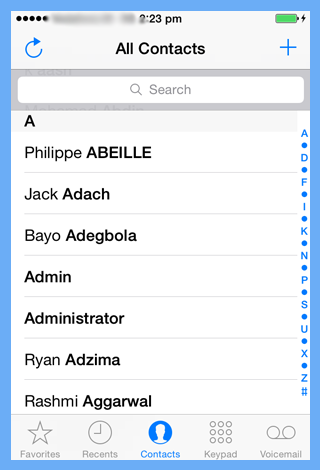 Import Contacts from iCloud to iPhone