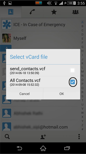Transfer Excel Contacts to Android Smartphones