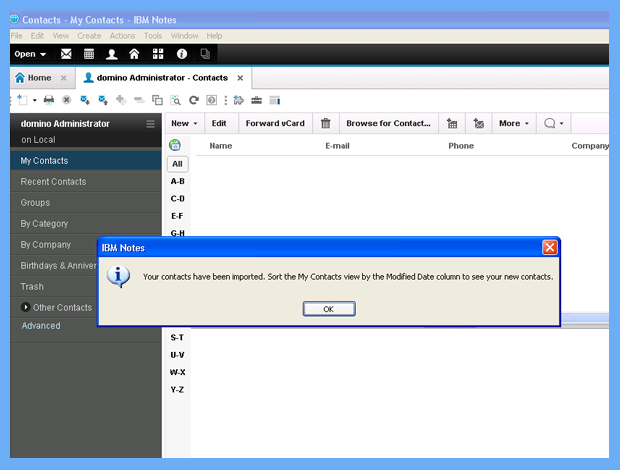 Import MS Excel Spreadsheet Contacts into Lotus Notes