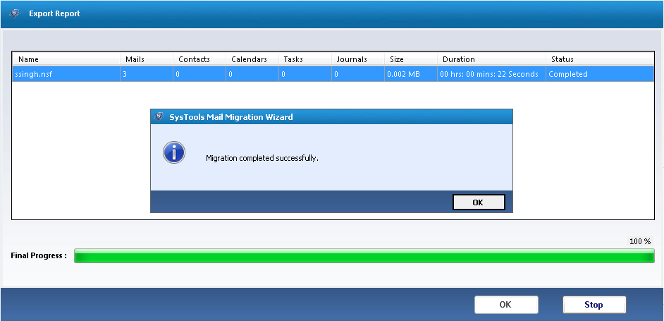 Migrate Lotus Notes to MS Exchange