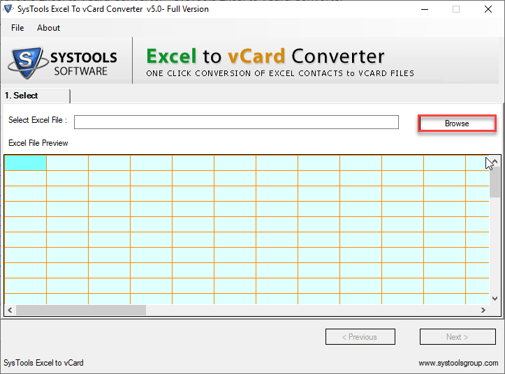 MS Excel to vCard Tool