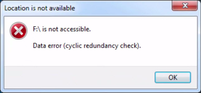 Data Error Cyclic Redundancy Check Veritas Backup Exec