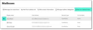 Recover Deleted Emails in Exchange Server