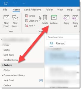 Outlook Archive Folder