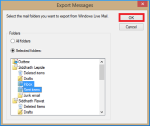 Move Windows Live Mail to Outlook