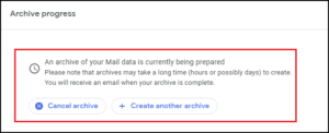 Import Google Takeout to Outlook Begin