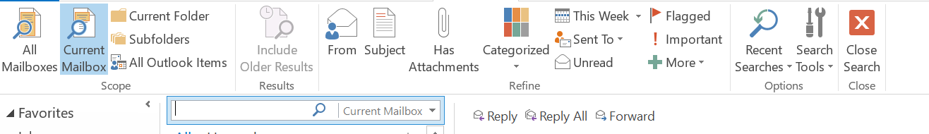 Search Emails in Outlook