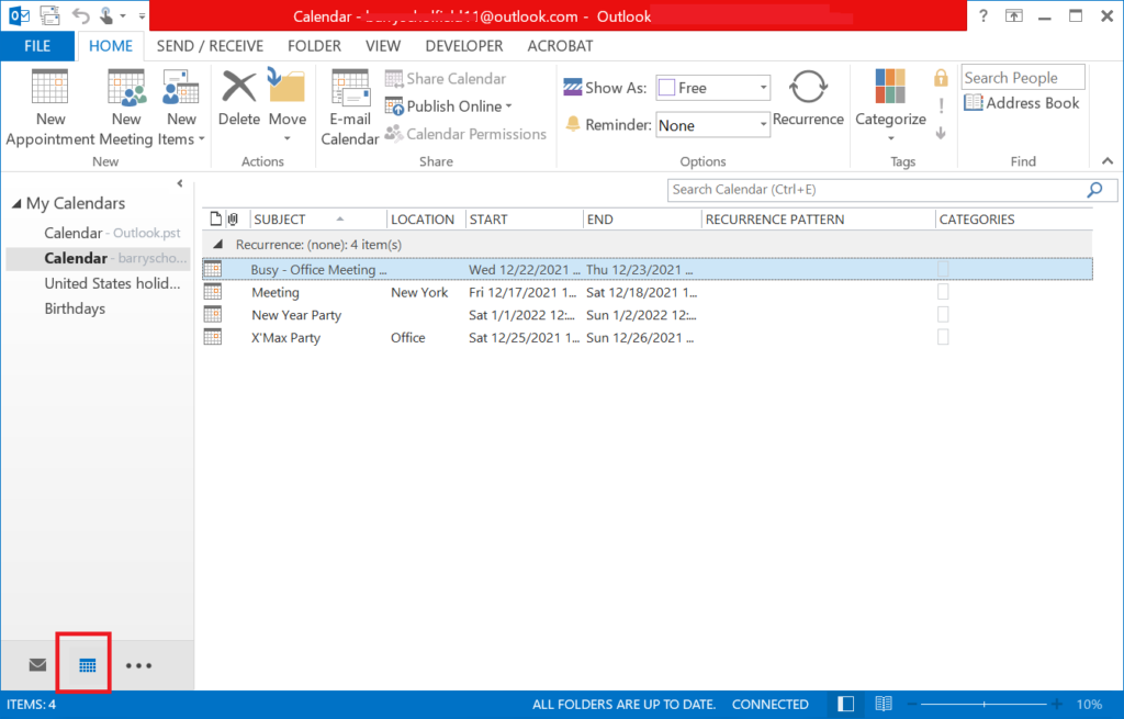 How to Save Outlook Calendar as ICS File Format Manually