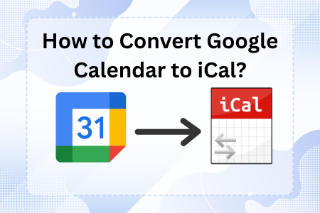 convert Google Calendar to iCal