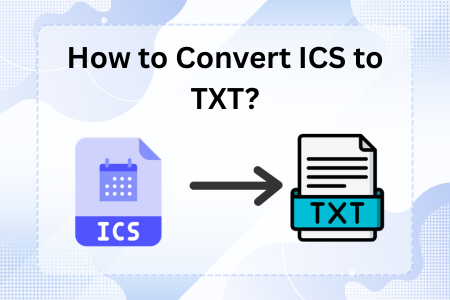 Convert ICS to TXT